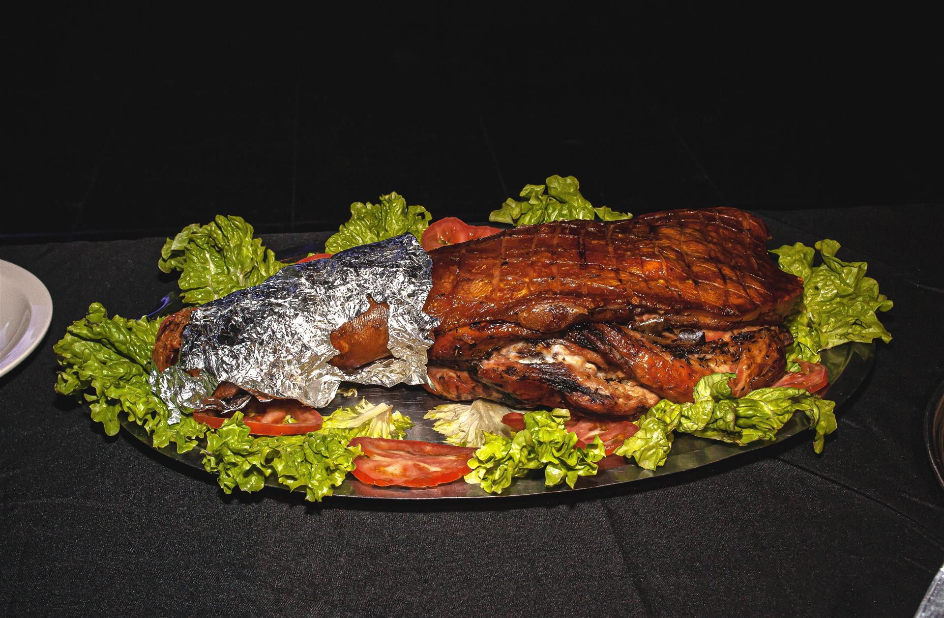 Presentación de carne asada